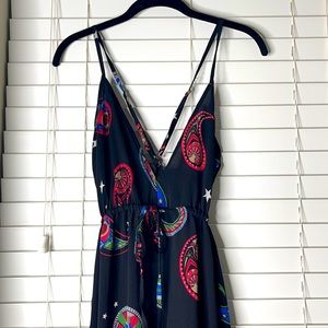 Paisley Wide Leg Jumpsuit